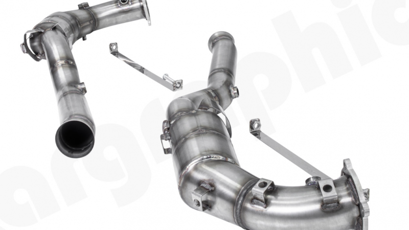 Photo of Cargraphic Catalytic Converter Set for the Porsche 993 GT2 - Image 1